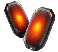 Joltix Hand Warmers 2 Pack 6000mAh Rechargeable, 3 Levels Heating Electric Hand Warmer, Reusable Hand Warmers Ideal for Outdoor, Camping, Hiking, Christmas, Thanksgiving, Men Gifts