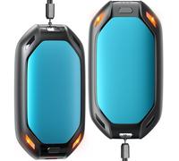 Joltix Hand Warmers 2 Pack 6000mAh Rechargeable, 3 Levels Heating Electric Hand Warmer, Reusable Hand Warmers Ideal for Outdoor, Camping, Hiking, Christmas, Thanksgiving, Men Gifts