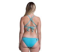 JOLYN Europe Women's Swimsuit Bikini Bottom, Hawaii Blue, Medium