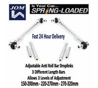JOM Front Adjust Drop Links for Peugeot 307(3A/C) 1.4-2.0 Hatch 16V HDi 08/00-On