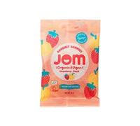 JOM Organic Strawberry & Peach Gummies 70g [Pack of 16]