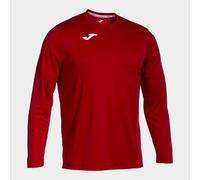 Joma 100092.600 Long Sleeve Shirt - Red/Red, 4X-Small/3X-Small