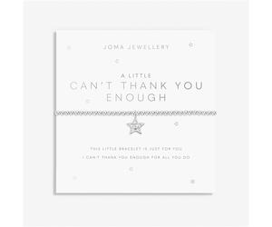 Joma A Little Can't Thank You Enough Star Bracelet - Silver