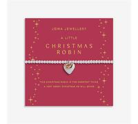 Joma A Little Christmas Robin Bracelet - Silver