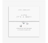 Joma A Little Its A Boy Blue Bracelet - Silver