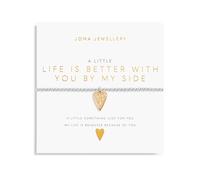 Joma Jewellery Life Is Better With You By My Side Silver And Gold 17.5cm - Silver Plated / Gold Plated / Plated Brass