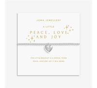 Joma A Little Peace Love and Joy Bracelet - Silver