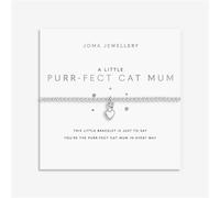 Joma A Little Purr-fect Cat Mum Bracelet - Silver