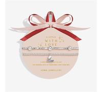 Joma A Little With Love Heart Set of 2 Bracelets - Silver