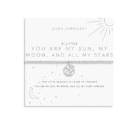 Joma A Little You Ae My Sun Moon and Stars Bracelet - Silver