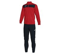 Joma Academy II Men's Tracksuit, Unisex Children, Red/Black, XS