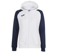 Joma Academy Iv Full Zip Sweatshirt White,Blue 11-12 Years Girl