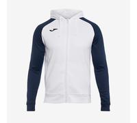 Joma Men's Academy Iv Hooded Sweatshirt, White-Marine, XL