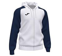 Joma Academy iv Hooded Jacket, White-Marine, 8XS