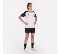 Joma Academy Iv Women's T-Shirt, Womens, T-Shirt, 901335201, White-Black, S