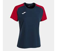 Joma Academy IV Women's T-Shirt (Pack of 1) Navy-red