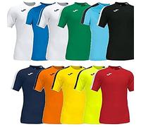 Joma Academy Men's Short Sleeve Game T-Shirt Navy, White