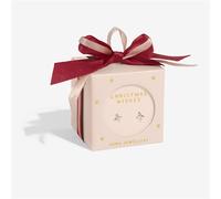 Joma Boxed Bauble Christmas Wish Star Studs - Silver