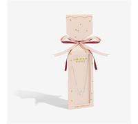 Joma Boxed Christmas Cracker Wishes Star Necklace - Silver