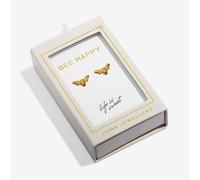 Joma Boxed Gold Bee Happy Earrings - Gold
