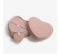 Joma Boxed Heart Jewellery Box Love Bracelet - Silver