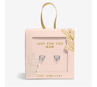 Joma Boxed Just For You Mum Earrings - Silver