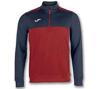 Joma Boys' Winner Sweatshirt, Red-Marine, XXS
