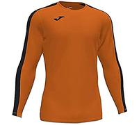 Joma Academy T-shirt game long-sleeved, Man, mens, 101658.881, Orange-Black, XL