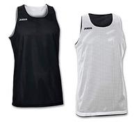 Joma CAMISETA REVERSIBLE ARO, Unisex Adults Basketball Jersey, Black-White, XS