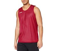 Joma CAMISETA REVERSIBLE ARO, Unisex Adults Basketball Jersey, Red-White, 2XL-3XL