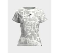Joma Challenge short sleeve T-shirt white grey women - S