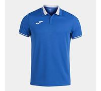 Joma Championship Vi Men's Polo Shirt, Mens, Polo Shirt, 101954, Royal White, 4XS