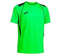 Joma Championship VII Short Sleeve T-Shirt Neon Green Black