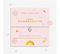 Joma Confetti Lovely Goddaughter Kids Bracelet - Silver