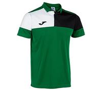 Joma Men's Crew V T-Shirt, Green, Black, White, XL