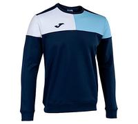 Joma Men's Crew V Sweatshirt, Navy Blue White, L