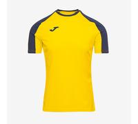 Joma Men's Eco Championship Short Sleeve T-Shirt, Yellow Navy, S