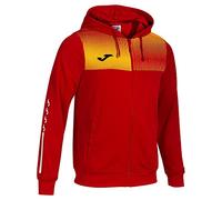 Joma Eco Supernova Full Zip Sweatshirt Red L Men