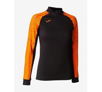 Joma Elite IX Half Zip Sweatshirt Black Orange Women - XS