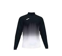 Joma Elite VII Men's Running Sweatshirt, mens, 101541.102, Black-White, XL