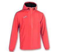 Joma Men's Elite VIII Rain Jacket, Fluorescent Coral, L
