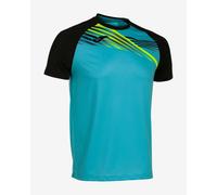 Joma Elite X Short Sleeve T-Shirt Sky Blue Black - XS