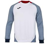 Joma Essential II Sweatshirts, Men, White-Navy, L