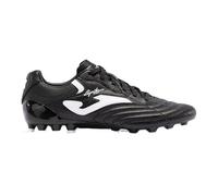 Joma Football Boots for Artificial Grass - Eagle, 39 to 45 - Made with High Performance Microfiber and Added Cleats for Weight Distribution and Better Grip, Black White, 7.5 UK