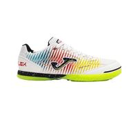 Joma Futsal Shoes, 36-46 Top Flex with Reinforced Toe - Flexible and Maximum Stability - Black, White Yellow Red, 7 UK