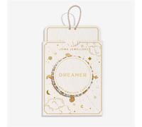 Joma Gold Dreamer Affirmation Card Bracelet - Gold