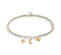 Joma Gold Mix Style Celestial Charms Bracelet - Gold