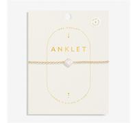 Joma Gold Pearl Clover Anklet - Gold