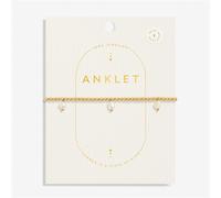 Joma Gold Style 3 Pearl Stretch Anklet - Gold