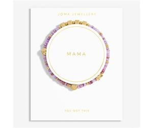 Joma Happy Little Moments Cubes Mama Bracelet - Silver